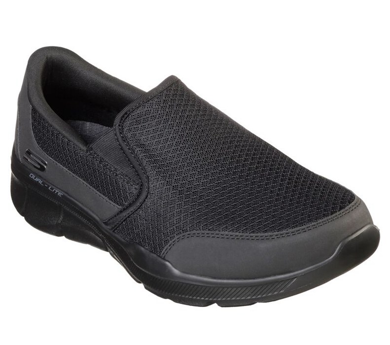 Skechers Relaxed Fit: Equalizer 3.0 - Bluegate - Mens Slip On Shoes Black [AU-TK7352]